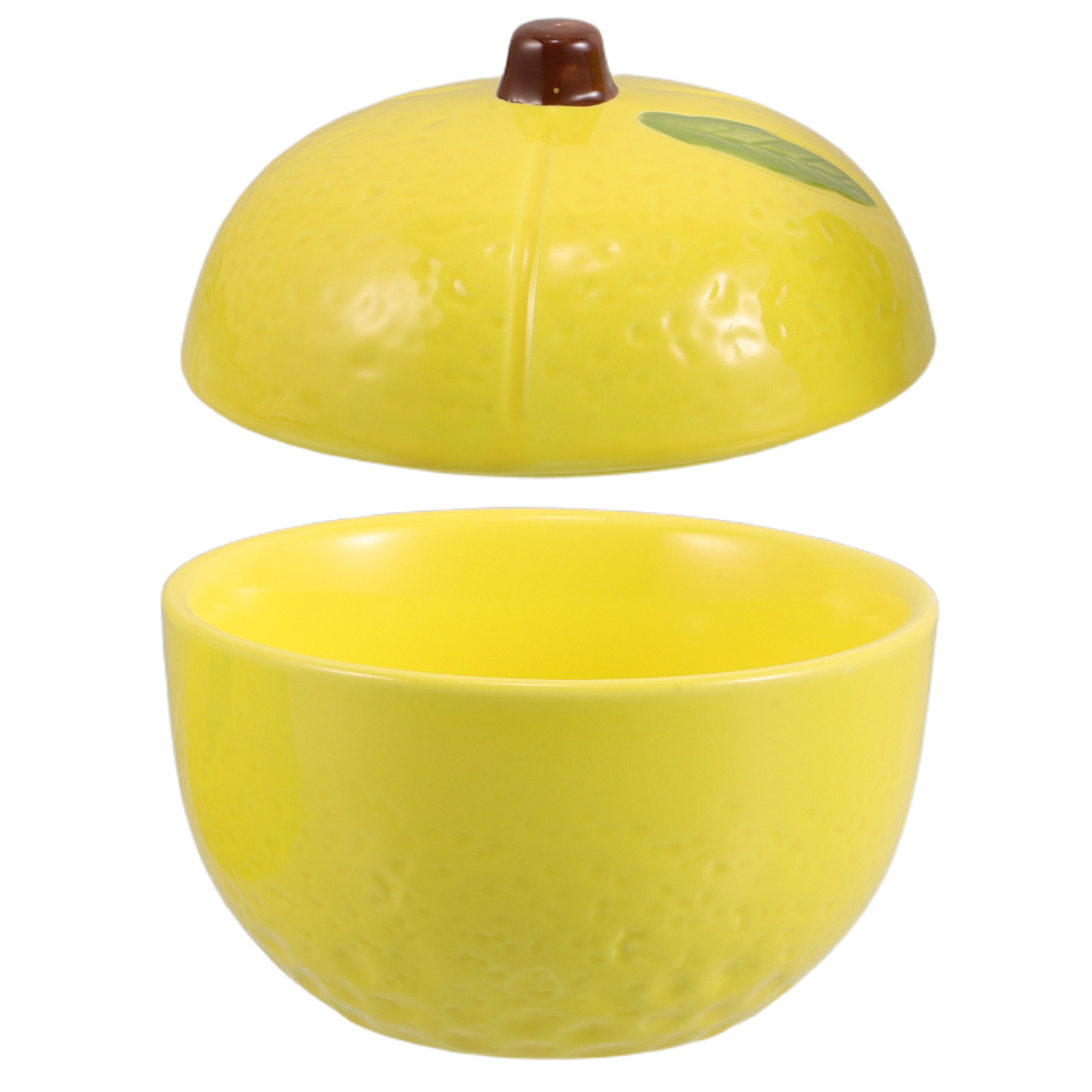 Baking (Kitchen Ingredient) - Ceramic Lemon Storage Jar Lid Food