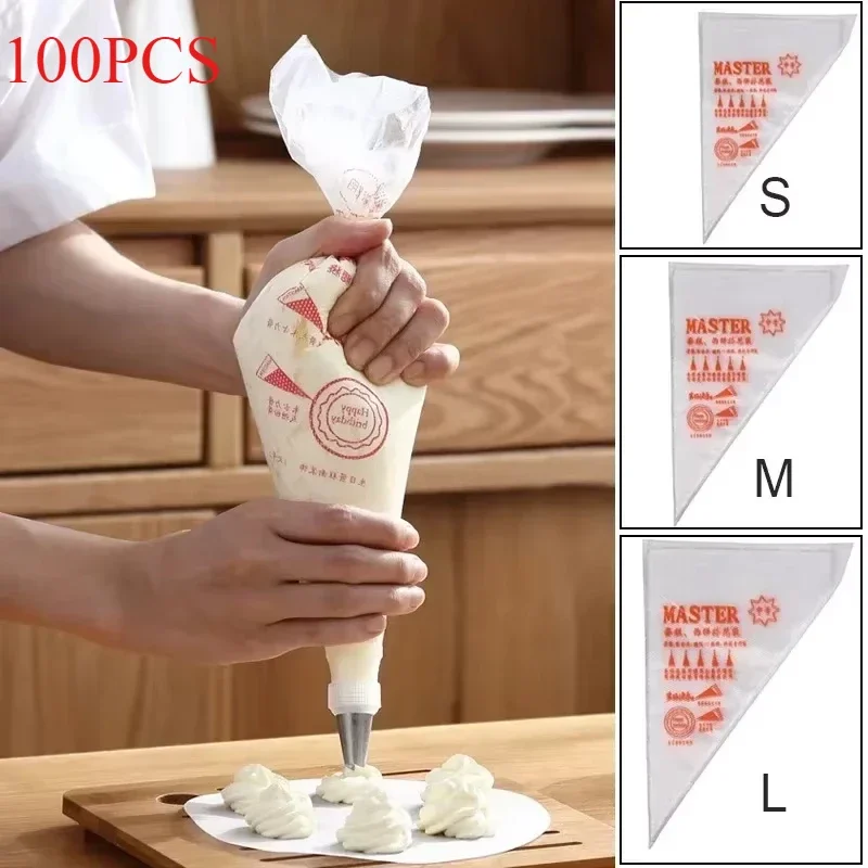 100pcs Disposable Pastry Bags  - Piping Bag Disposable ulasan dan harga