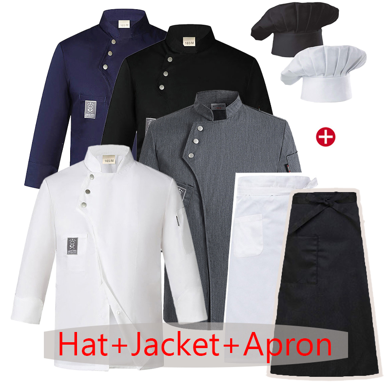 Long Sleeve Chef Jackets Resta - Kitchen Set Bakery ulasan dan harga