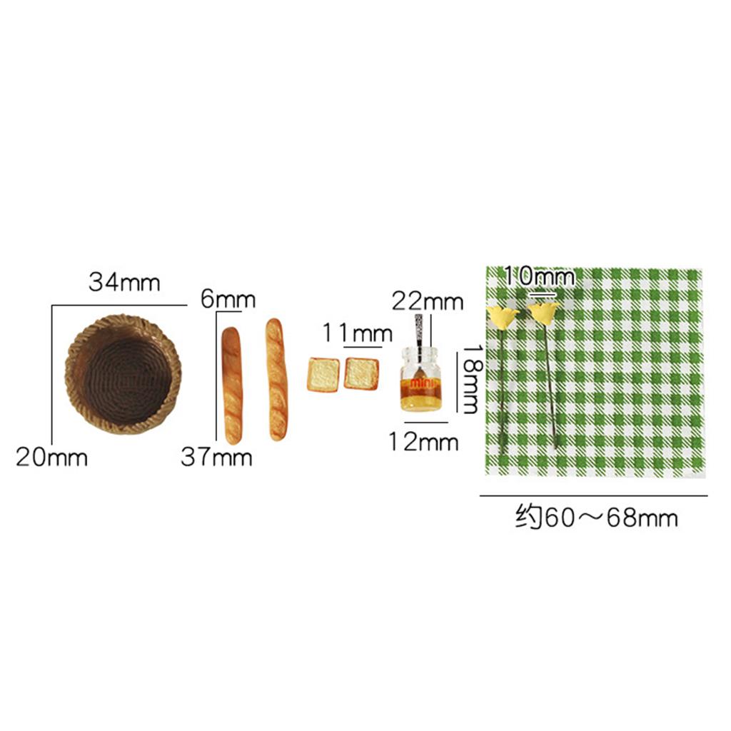 1 12 Scale Mini Food Dollhouse - Kitchen Set Bakery ulasan dan harga