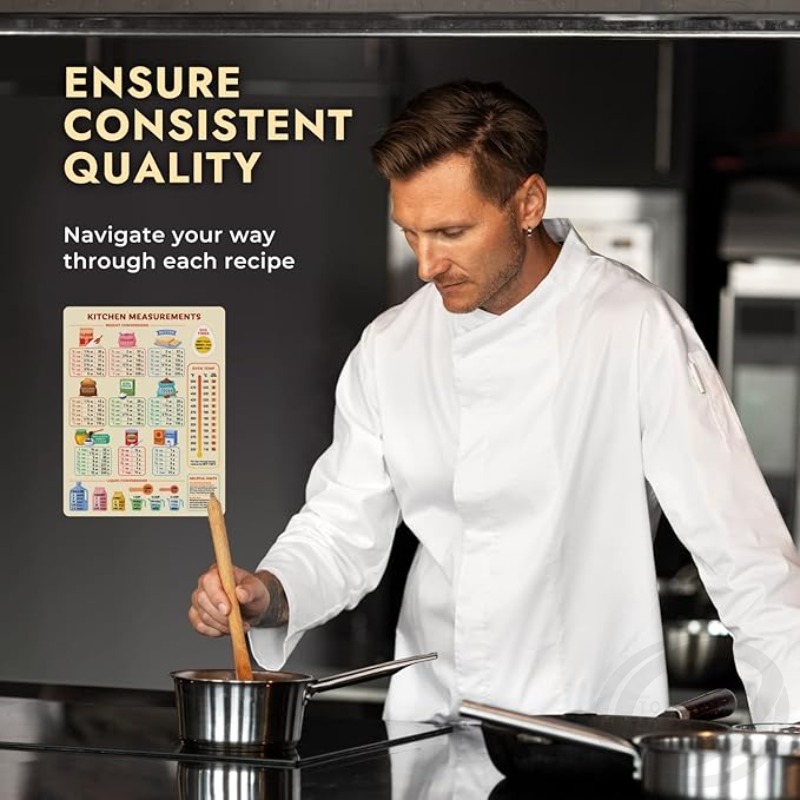 Kitchen Conversion Chart Magne - Kitchen Baking Conversion Chart ulasan dan harga
