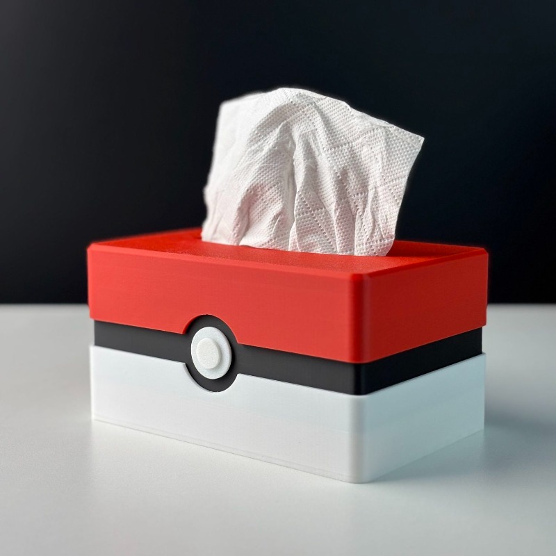 Cartoon Poke  Ball Tissue Box  - Kitchen Baking Tray Organizer ulasan dan harga