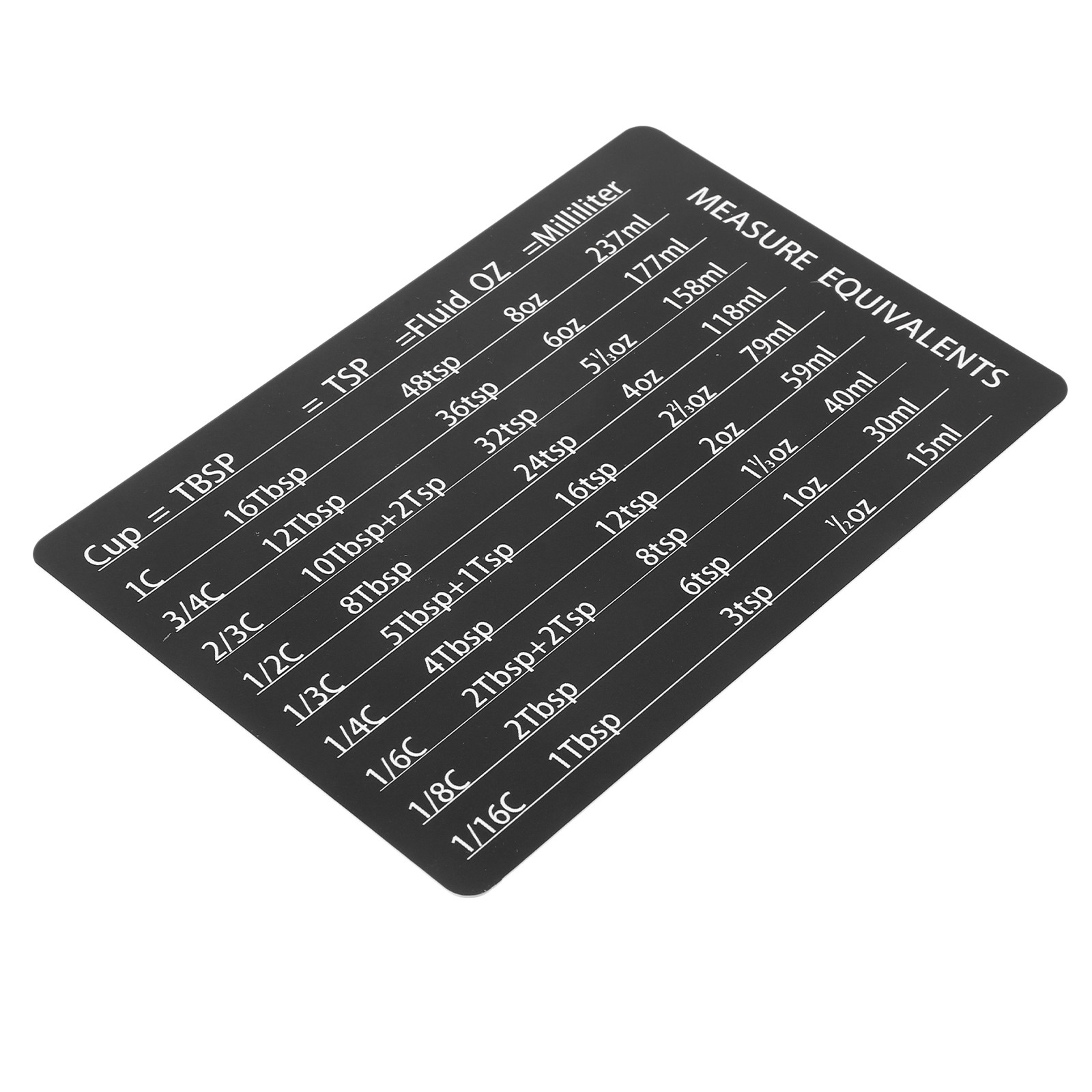 Lightweight Magnetic Measureme - Kitchen Baking Conversion Chart ulasan dan harga
