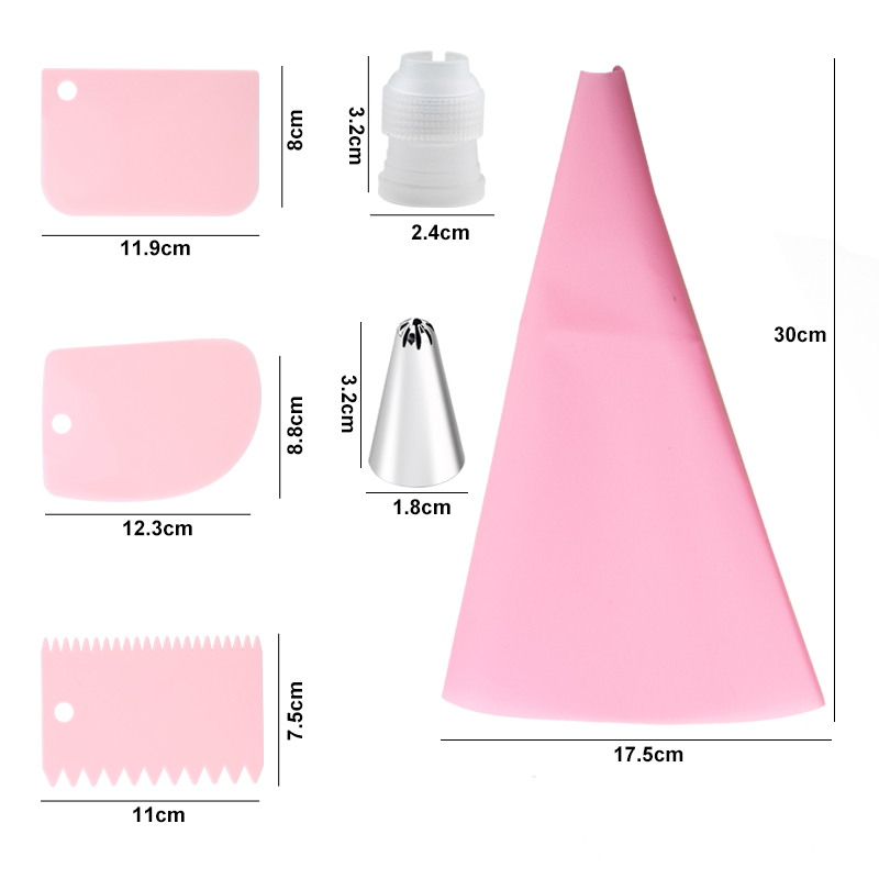 6/14/26/29 pcs set Cream Nozzl - Kitchen Set Bakery ulasan dan harga