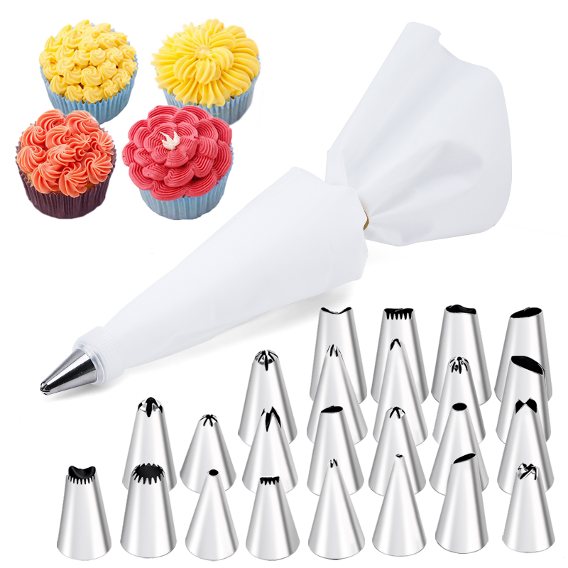 6/14/26/29 pcs set Cream Nozzl - Kitchen Set Bakery ulasan dan harga