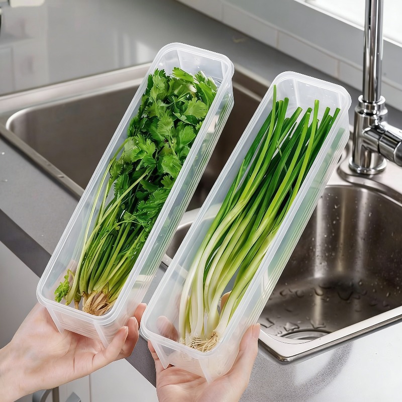1/2/4Pcs Green Onion Fresh-kee - Kitchen Baking Tray Organizer ulasan dan harga