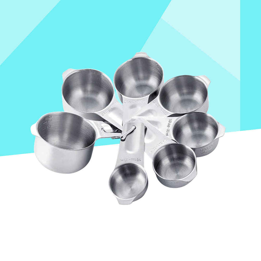 7Pcs Stainless Steel Measuring - Baking (Kitchen Ingredient) ulasan dan harga