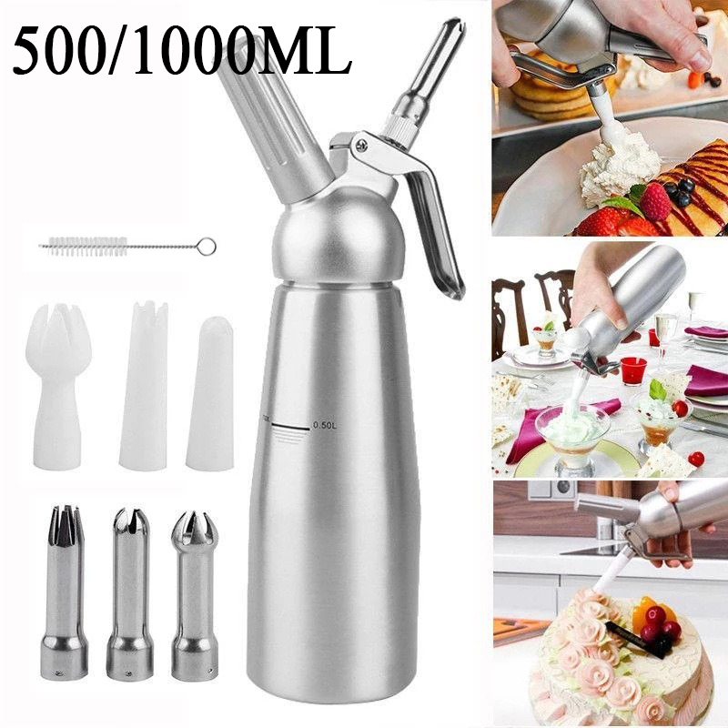 500/1000ml Cream Foam Gun Cake - Piping Bag Disposable ulasan dan harga