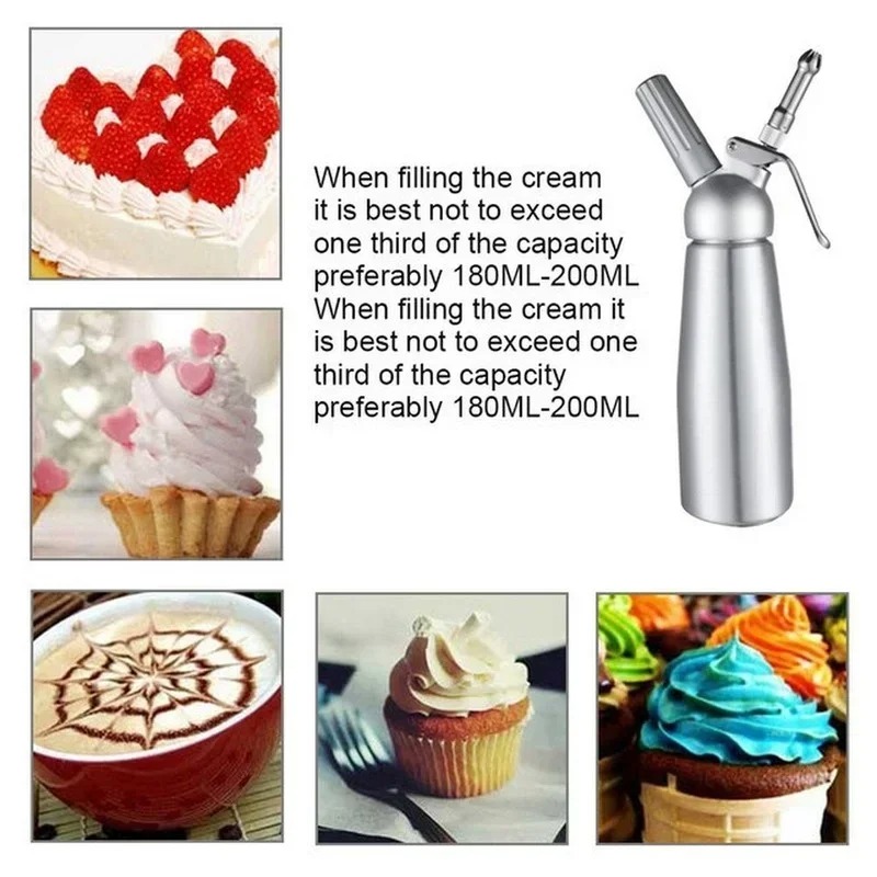 500/1000ml Cream Foam Gun Cake - Piping Bag Disposable ulasan dan harga
