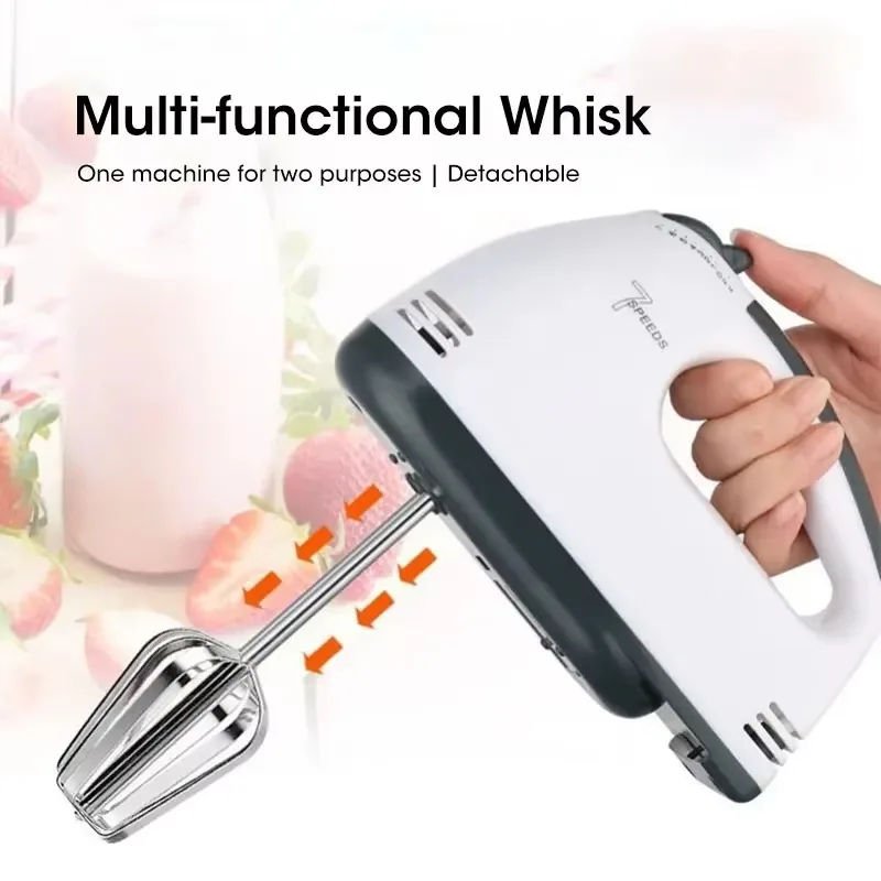 220V Handheld Electric Egg Bea - Kitchen Baking Blender ulasan dan harga