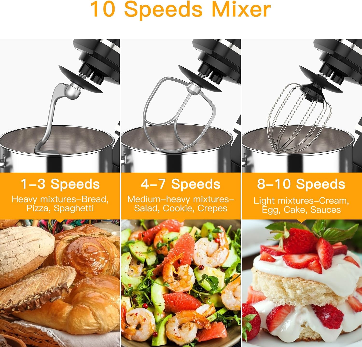 Tacleekii 7.5QT Tilt-Head Stan - Kitchen Baking Blender ulasan dan harga