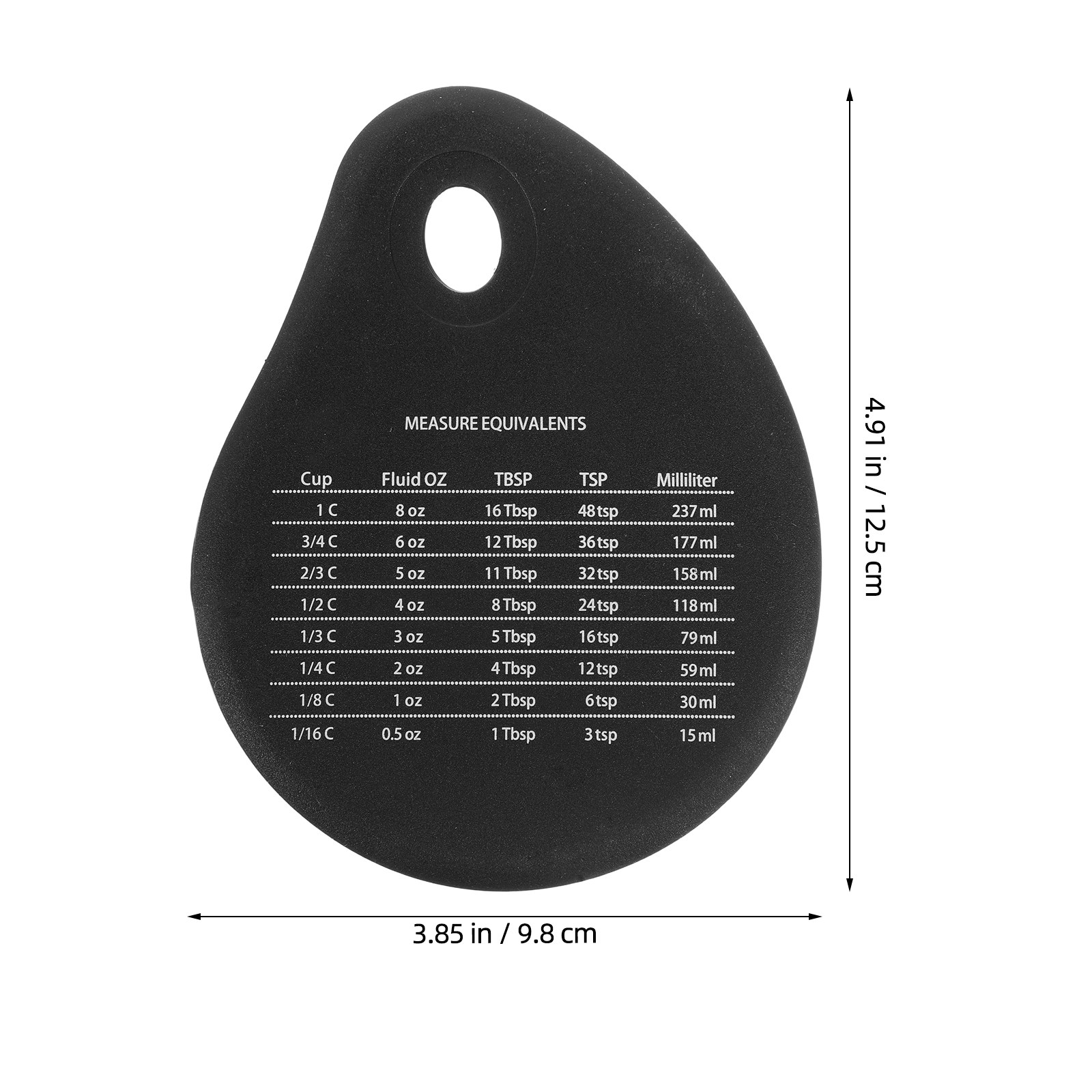 4Pcs Silicone Dough Scraper Se - Kitchen Baking Conversion Chart ulasan dan harga