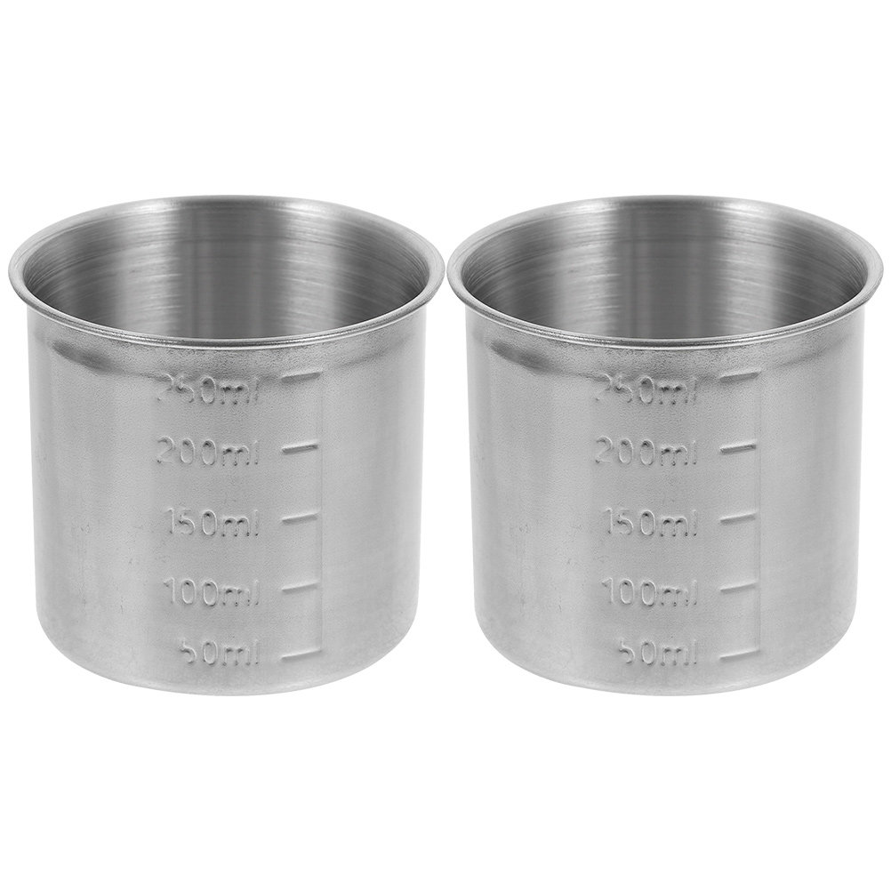 2Pcs Stainless Steel Measuring - Baking (Kitchen Ingredient) ulasan dan harga