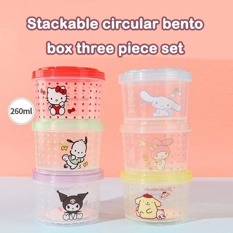 Kitty Bento Box Set 3 Pieces C - Kitchen Baking Tray Organizer ulasan dan harga